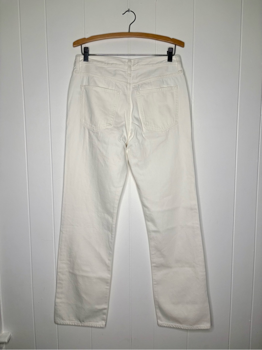 NWT J.CREW Women's Mid-rise Straight Jean in 1984 Rigid White Size 27 NEW 84’ - Picture 4 of 6